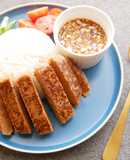 大豆ミートハンバーグでカオマンガイ風♪
