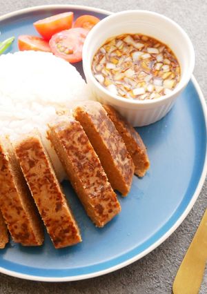 大豆ミートハンバーグでカオマンガイ風♪-レシピのメイン写真