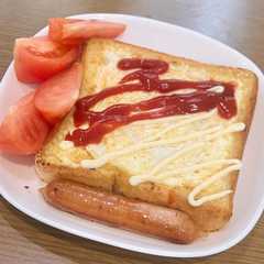 รูปของ 卵焼きパンでつくる卵トースト