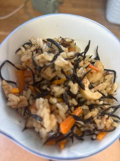 ひじきの炊き込みご飯-レシピのメイン写真