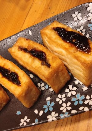 佃煮海苔の厚揚げ焼き-レシピのメイン写真