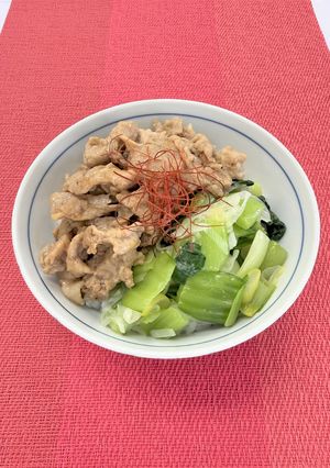 電子レンジで！スパイス香る焼肉丼-レシピのメイン写真