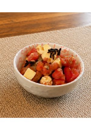 ツナとトマトの塩こんぶ和え★動画あり★-レシピのメイン写真