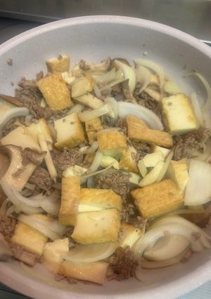 ひき肉と厚揚げで美味しい一品-レシピのメイン写真