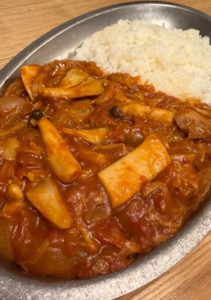 5種のきのこたっぷり無水カレー　秋の味覚を凝縮-レシピのメイン写真