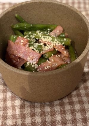 いんげんとベーコンのマヨ炒め-レシピのメイン写真