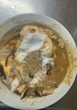 お一人様レンジ洋風お好み焼味豚平焼風-レシピのメイン写真