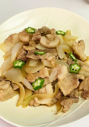 豚ばら厚切りDE生姜焼きどど〜ん-レシピのメイン写真