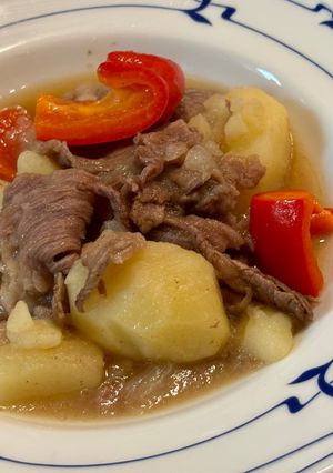 砂糖不使用、人参抜き、肉まみれの肉じゃが-レシピのメイン写真