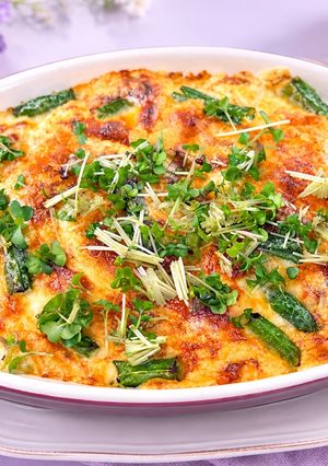更年期・糖質オフ トリュフ チキン豆腐 グラタン-レシピのメイン写真