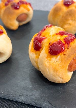 HMで簡単♪ミニウインナーチーズロール-レシピのメイン写真