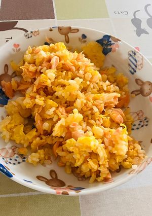 簡単！パラパラ鮭チャーハン-レシピのメイン写真