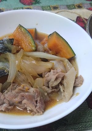 肉かぼちゃ-レシピのメイン写真