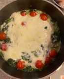 ほうれん草🌱とトマト🍅のチーズのせ⭐︎