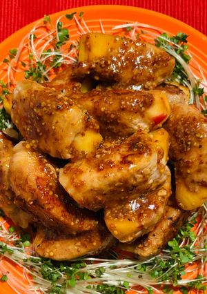 リンゴの豚肉巻きソテー-レシピのメイン写真