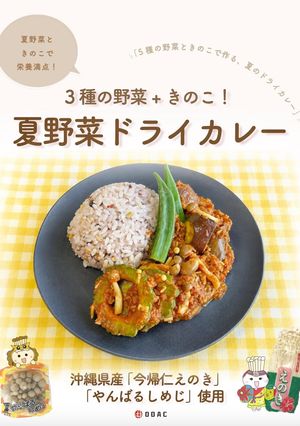 野菜ときのこの夏野菜ドライカレー-レシピのメイン写真