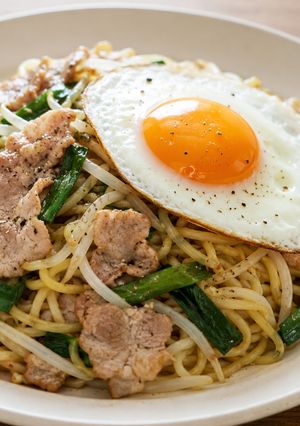 豚こまのスタミナ塩焼きそば-レシピのメイン写真