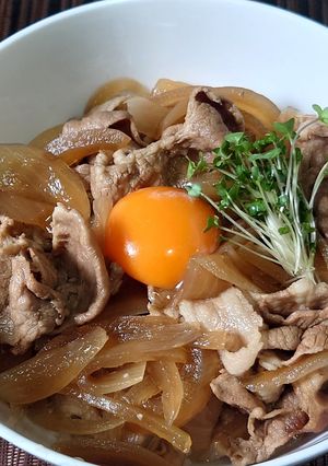 超簡単！ガッツリつゆだく豚丼！-レシピのメイン写真