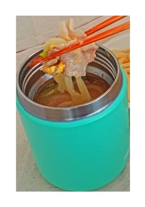 豚玉うどん【うどん弁当】-レシピのメイン写真