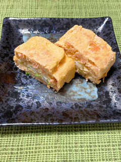 明太子と鮭フレークの卵焼き♡-レシピのメイン写真