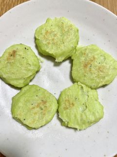 離乳食★枝豆しらすのタンパク質おやき-レシピのメイン写真