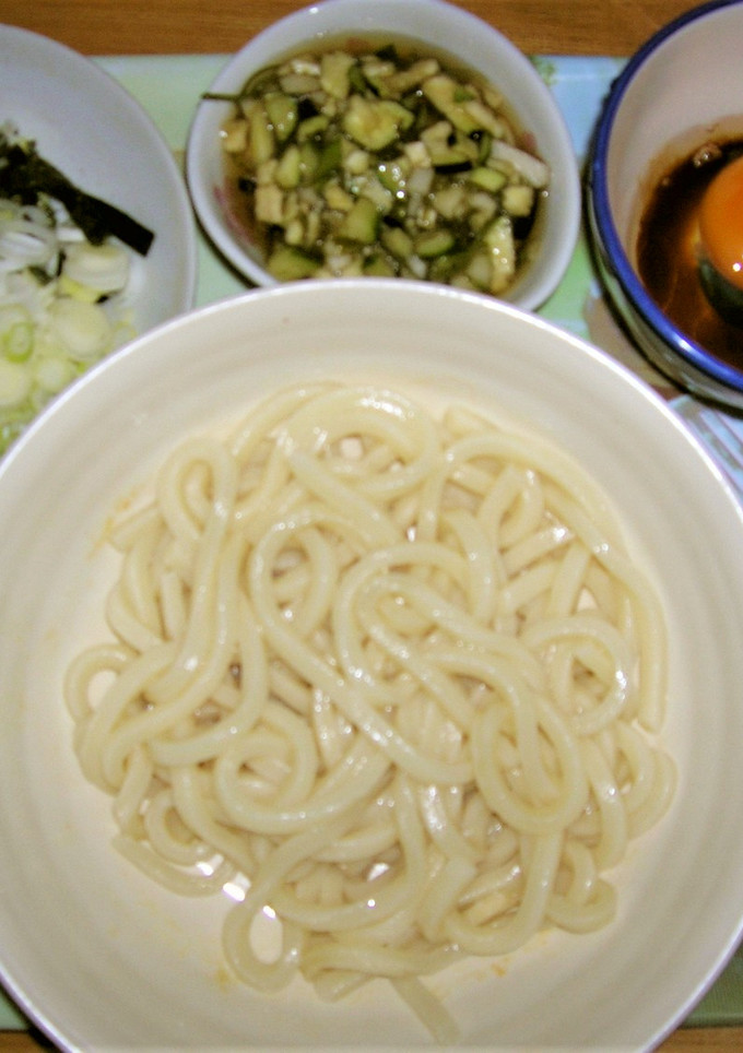 「山形のだし」と釜玉うどん。2度美味しい-レシピのメイン写真