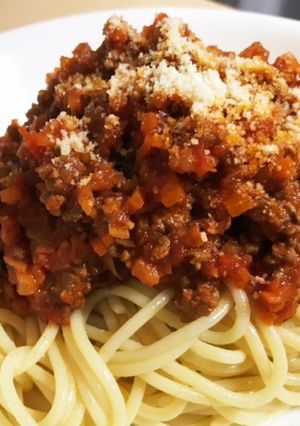簡単！シンプル！基本！ミートソースパスタ-レシピのメイン写真
