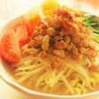 柚子塩で冷やし担々麺風。