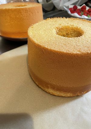 基本のプレーンシフォンケーキ-レシピのメイン写真
