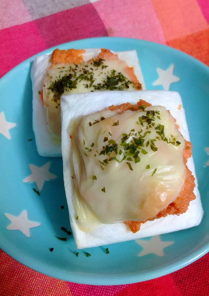はんぺんの明太子マヨチーズ焼き-レシピのメイン写真