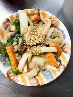 簡単味噌マヨ炒め味豚こま大根青椒肉絲風-レシピのメイン写真