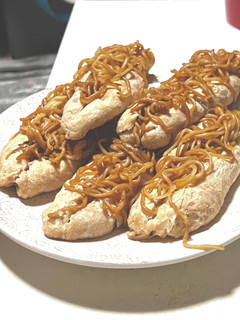 簡単!全粒粉で焼きそばパン♪-レシピのメイン写真