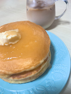 マヨ入れただけなのにふわふわホットケーキ-レシピのメイン写真