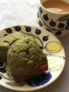 ♡抹茶ミックスベリースコーン♡-レシピのメイン写真