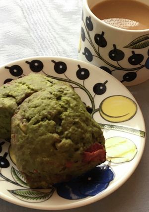 ♡抹茶ミックスベリースコーン♡-レシピのメイン写真