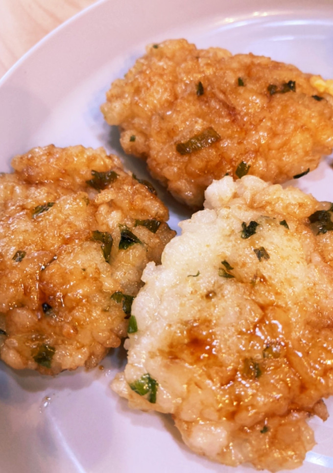 ごはんと小麦粉だけの簡単軽食☆こねつけ-レシピのメイン写真