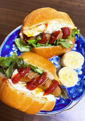 休日の朝に♪簡単ホットドッグ-レシピのメイン写真