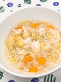 離乳食☆ささみと野菜のにゅうめん-レシピのメイン写真