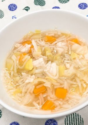 離乳食☆ささみと野菜のにゅうめん-レシピのメイン写真