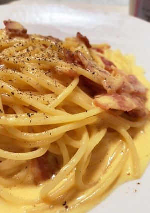 ボウルで混ぜて失敗なし！濃厚カルボナーラ-レシピのメイン写真