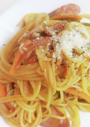 ナポリタン★簡単★マヨネーズ焼きでコク＋-レシピのメイン写真
