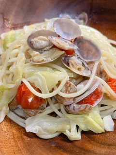 アサリとキャベツの春パスタ-レシピのメイン写真