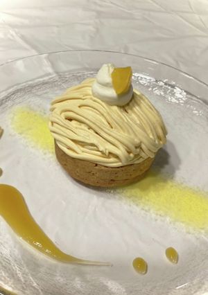 夏にピッタリ！マンゴーモンブランタルト-レシピのメイン写真