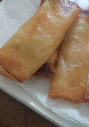 お好み焼き風春巻き-レシピのメイン写真