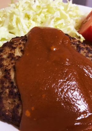 簡単!シンプル!基本!ハンバーグ-レシピのメイン写真