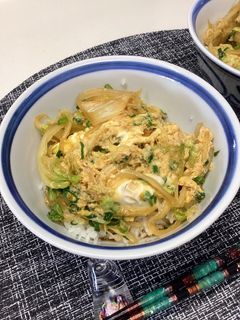 煮魚の残り汁で簡単卵丼-レシピのメイン写真