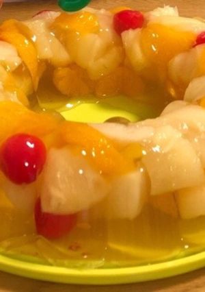 たっぷりフルーツゼリー　缶シロップ不使用-レシピのメイン写真