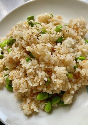 冷凍枝豆×鮭フレークチャーハン-レシピのメイン写真
