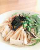 長芋とオクラのヘルシー冷製麺