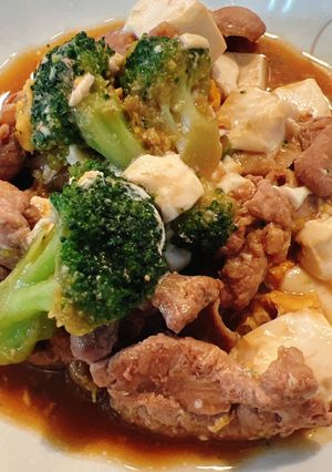 冷凍ブロッコリーと豚肉の中華炒め-レシピのメイン写真